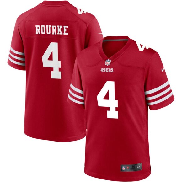 Mens Youths Kids Womens Kurtis Rourke Red Stitched Jersey